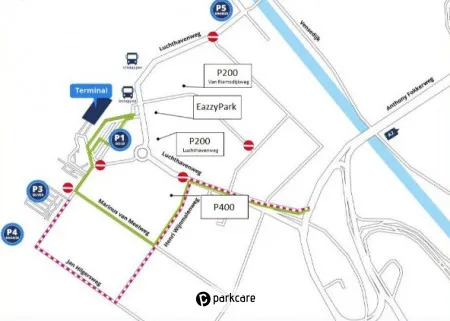 Parken Reservieren Flughafen Eindhoven P3 parkcare.be