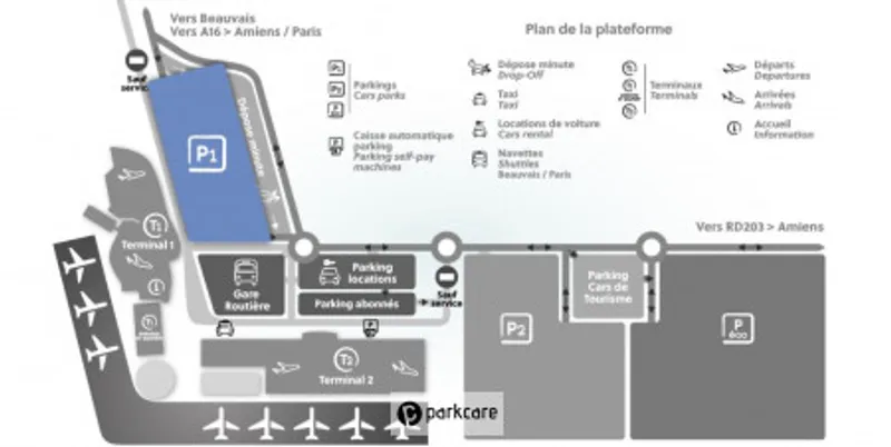 Parking Airport Beauvais P1 foto 4